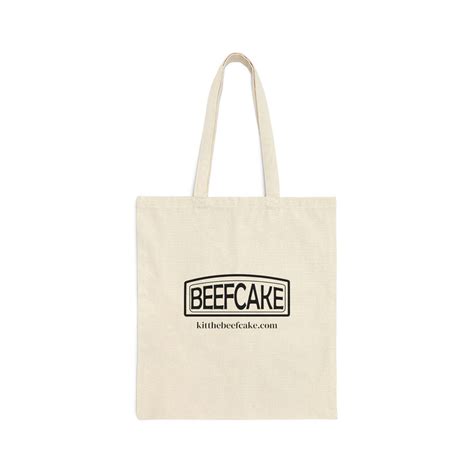 kitthebeefcake|Beefcake Cotton Canvas Tote Bag 